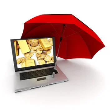 Wealth protection Illustrazione stock