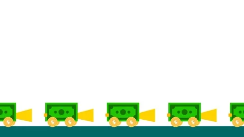 Wealth Train 스톡 동영상 335815061