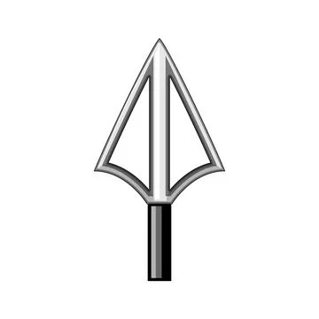 Weapon arrowhead cartoon vector illustration Illustrazione stock