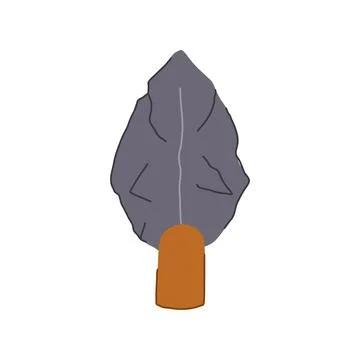 Weapon arrowhead cartoon vector illustration Stock Illustration