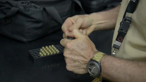 Weapon bullets Stock Footage 96339216