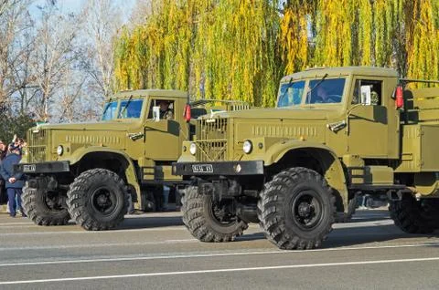 Weapon KrAZ-255 Stock Photos