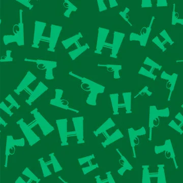 Weapon Seamless Pattern. Pistols and Binoculars Stock Illustration