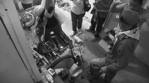 WEAPONS CACHE HIDDEN TERRORISM POLITICAL 스톡 동영상 38495843