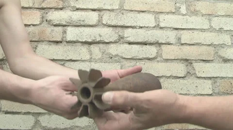 Weapons pose a threat to peace Stock Footage 23626772