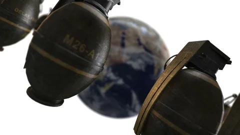 Weapons world market Stock Footage 85726057