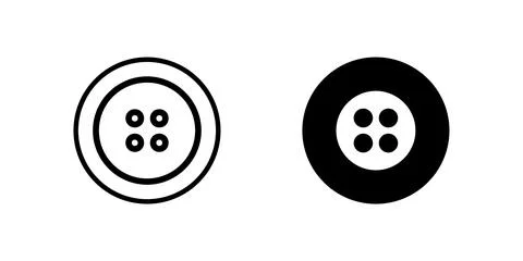 Wear button icon set. Suitable for e-commerce websites, fashion apps, and o.. Stock Illustration