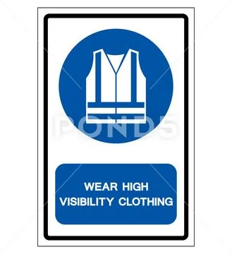 Wear Protective Clothing Symbol Sign Isolate on transparent