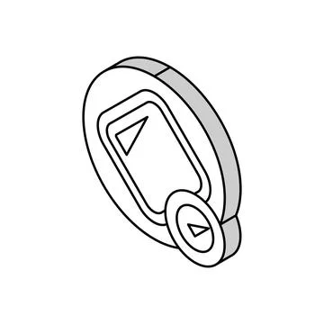 Wear polyurethane dressing isometric icon vector illustration Stock Illustration