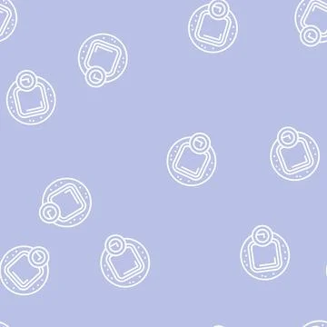 Wear polyurethane dressing line seamless pattern Stock Illustration