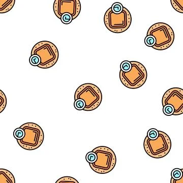 Wear polyurethane dressing vector seamless pattern Stock Illustration