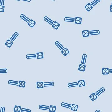 Wearable camera wearable glyph vector seamless pattern Illustrazione stock