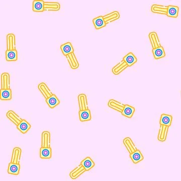 Wearable camera wearable vector seamless pattern Illustrazione stock