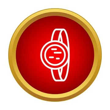 Wearable smart device displaying time or data Stock Illustration