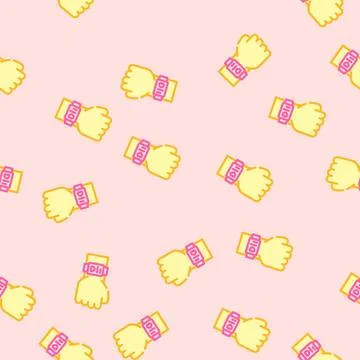 Wearable tech enthusiast vector seamless pattern 스톡 일러스트