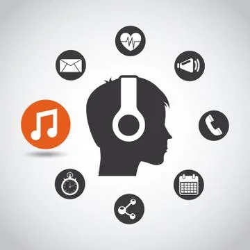 Wearable technology design 스톡 일러스트