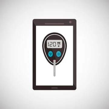Wearable technology design. wireless icon. Flat illustration  , vector Stock Illustration