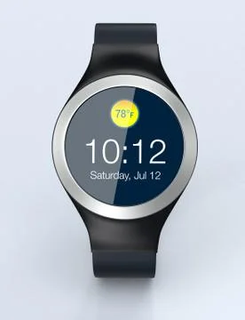 Wearable technology, smartwatch Illustrazione stock