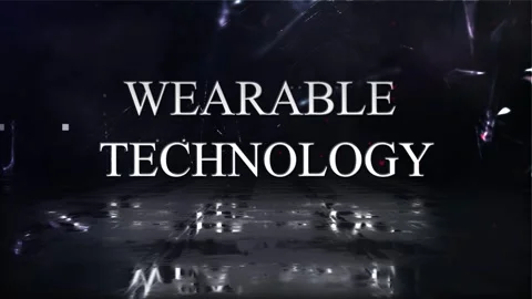 Wearable Technology Words In Techno Sci Fi Stock Footage 318783164