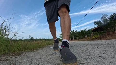 Wearing exercise sneaker Stock Footage 340484583