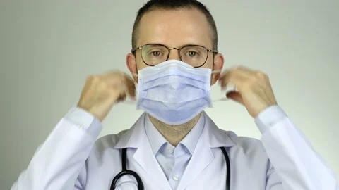 Wearing mask Stock-Footage 133486633