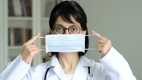 Wearing mask Stock-Footage 133548459