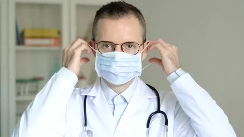 Wearing mask Stock-Footage 133559015