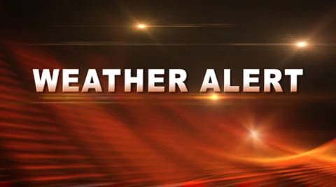 WEATHER ALERT Bumper Stock Footage 942871