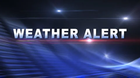 WEATHER ALERT Bumper Stock Footage 944031