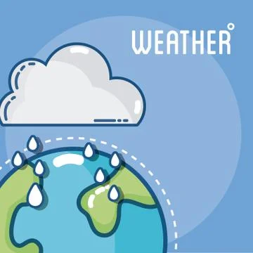 Weather and forecast Stock Illustration