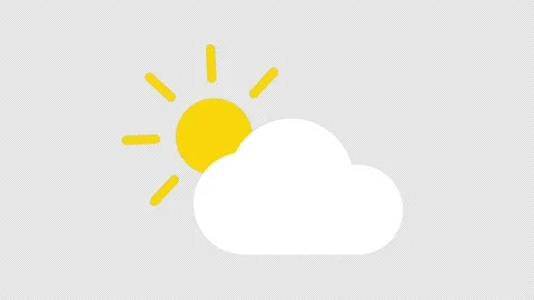 Weather animation. Stock Footage 163635318