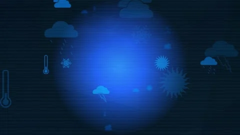 Weather background Video stock 243829178