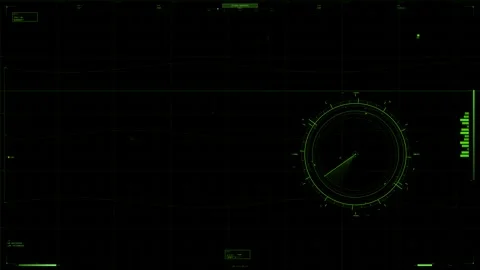 Weather Barometer HUD ? Minimal Clean Sci-Fi Animation 4K Stock Footage 330696912