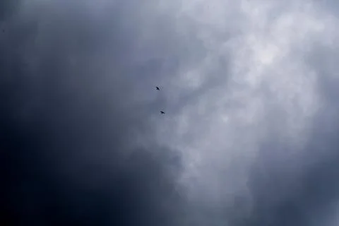 Weather cloud rain dramatic sky Stock Photos