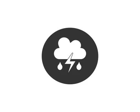 Weather Cloud Sun Icon,Rounded Flat icon isolated 스톡 일러스트