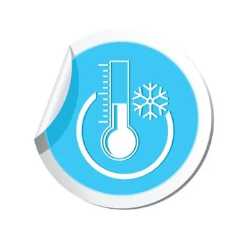 Weather cold icon Stock Illustration
