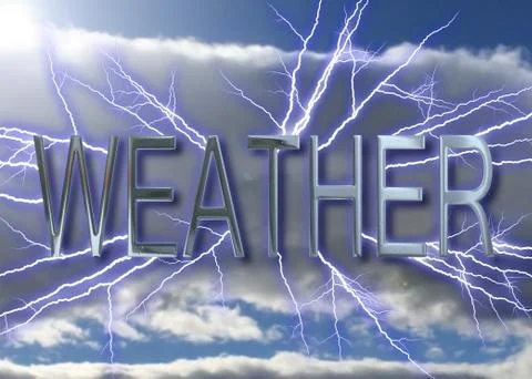 Weather concept Stock Illustration