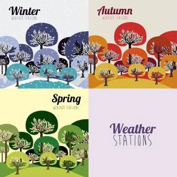 Weather design over beige background vector illustration Stock Illustration