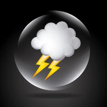 Weather design over black background, vector illustration Illustrazione stock
