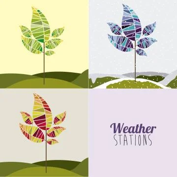 Weather design over white background vector illustration Stock Illustration