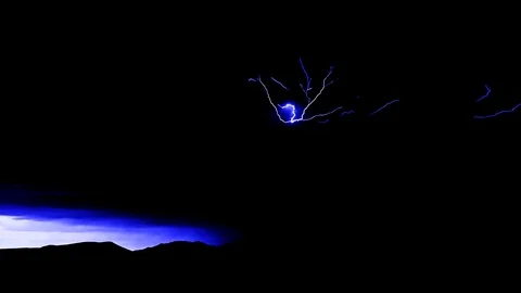Weather In Fast Motion At Blue Tones Stock Footage 101738377