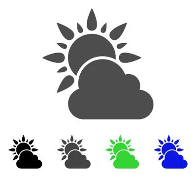 Weather Flat Icon Stock Illustration