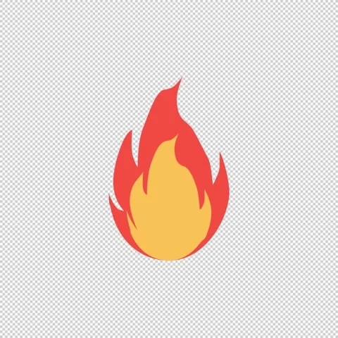 Weather Forecast Icon Fires LOOP Stock Footage 341665812