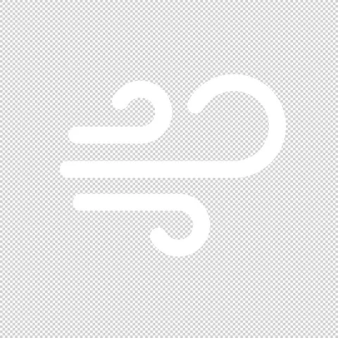 Weather Forecast Icon Generic Wind LOOP Stock Footage 341665791