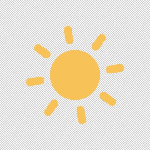 Weather Forecast Icon Sunny LOOP Stock Footage 341665658