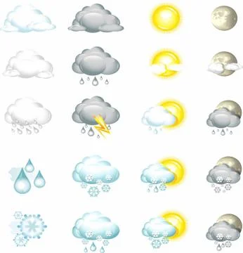 Weather forecast Stock Illustration