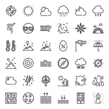 Weather forecast 스톡 일러스트