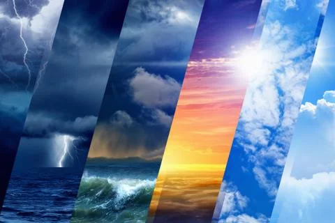 Weather forecast 写真素材