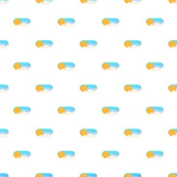 Weather forecast sun and cloud pattern background Stock-Illustration