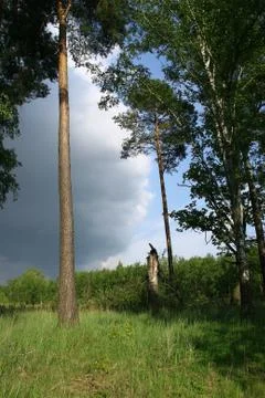 Weather front Foto stock
